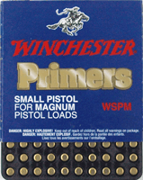 WINCHESTER PRIMERS SMALL PISTOL MAGNUM 5000 PACK CASE - for sale