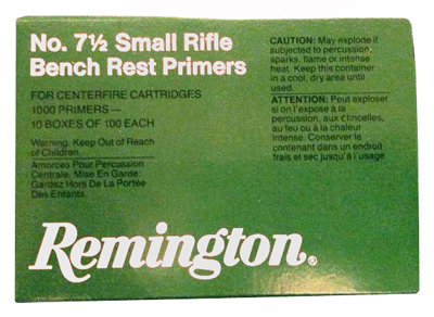 REM PRIMERS- SMALL RIFLE BENCH REST 5000PK CASE LOTS ONLY - for sale