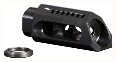 YHM SLANT MUZZLE BRAKE/COMP .308 5/8X24 THREADS - for sale